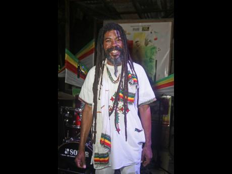 Rastafarian reggae singer, Marlon Brown.