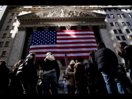 The New York Stock Exchange is seen in New York, Wednesday, February 26, 2025.