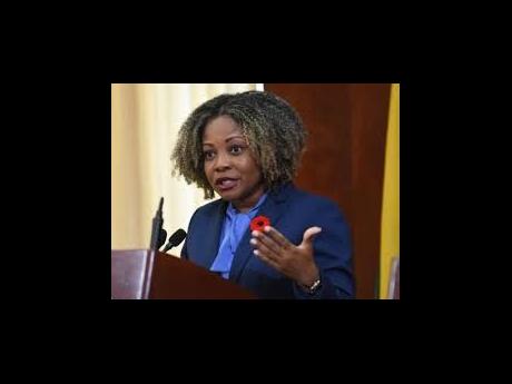 Minister of Education, Skills, Youth and Information, Senator Dr Dana Morris Dixon.