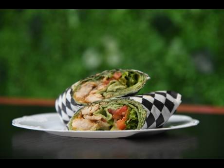 Credit: Antoine Lodge This chicken wrap is a beautiful option for those looking to grab a bite to eat during lunchtime.