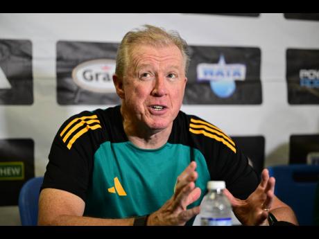 Reggae Boyz head coach Steve McClaren 