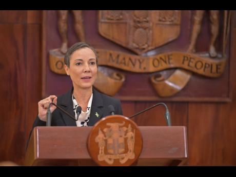 Credit: -Contributed photo Minister of Foreign Affairs and Foreign Trade Senator Kamina Johnson Smith.