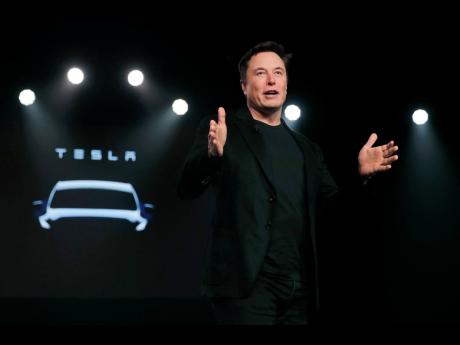 Credit: AP
Tesla CEO Elon Musk speaks before unveiling the Model Y at Tesla’s design studio on March 14, 2019 in Hawthorne, California.