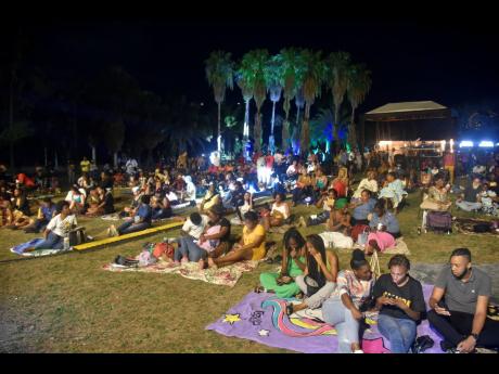 Blankets and chairs are welcomed for a comfortable concert experience.