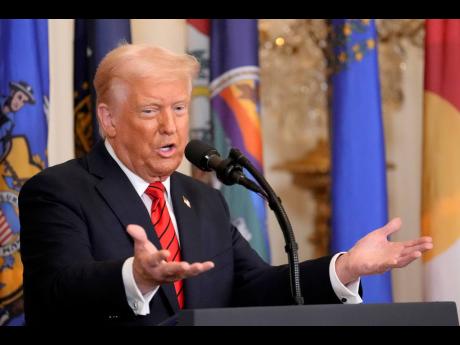Credit: AP President Donald Trump speaks at an education event and executive order signing in the East Room of the White House in Washington, DC.