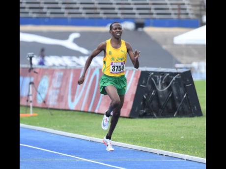St Jago High School’s Ryan Achau.