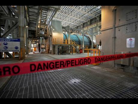 Credit: AP Tape blocks off an area of the Cobre Panamá copper mine, owned by Canada’s First Quantum Minerals, in Donoso, Panama, Friday, March 21, 2025, during a press tour of the mine after it was closed by Panama’s Supreme Court that ruled the government conce