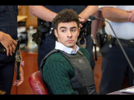 Luigi Mangione , accused of fatally shooting the UnitedHealthcare CEO Brian Thompson in New York City and leading authorities on a five-day search is scheduled, appears in court for a hearing, Friday, February 21, 2025, in New York. (Steven Hirsch/New York