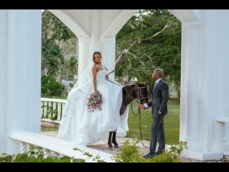 In true chivalric fashion, the Chungs incorporated equestrian flair into their fairytale wedding.