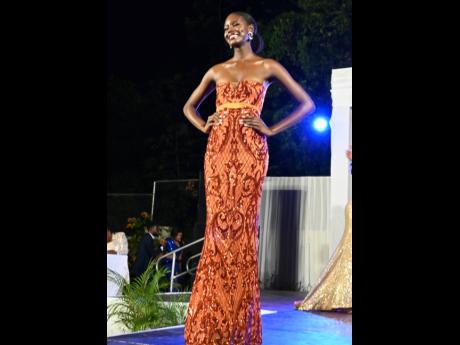 The statuesque Dreanna Williams was a sight to behold as she stood on stage.