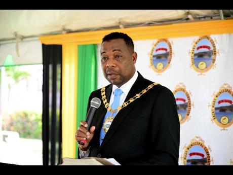 Mayor of Port Maria, Councillor Fitzroy Wilson. 