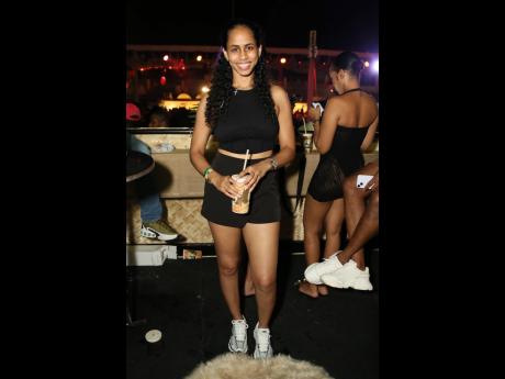 Keela Foote, attorney-at-law, briefly rests her case to have a little fun.