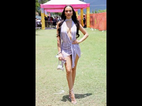 Miss Universe Trinidad and Tobago 2023, Faith Gillezeau, embodies casual elegance in this dress from Talk Shop.