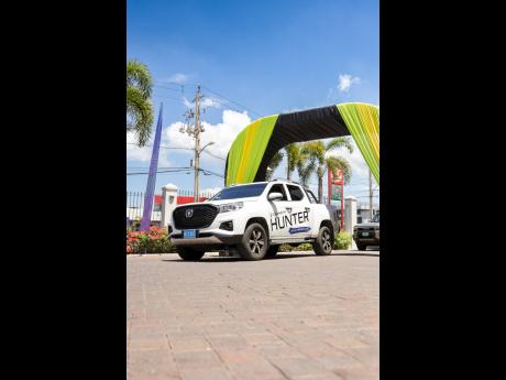 The versatile Changan pickup truck was showcased at the Jamaica Auto Show launch.