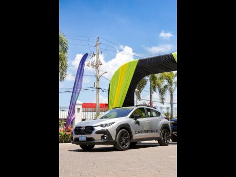 The adventurous Subaru Crosstrek was on display at the S Hotel.