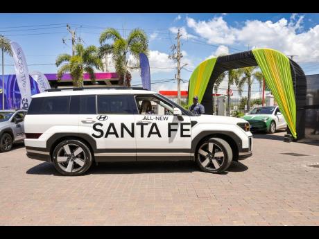 The popular Hyundai Santa Fe was featured at the launch event.