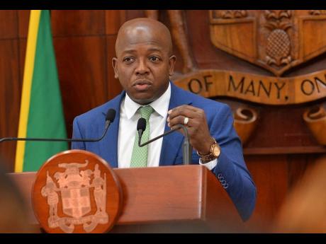 Minister of Labour and Social Security, Pearnel Charles Jr. 