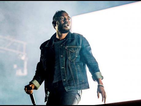  Kendrick Lamar performs during the Festival d’ete de Quebec in Quebec City, Canada on July 7, 2017. 