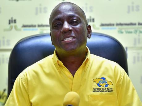 Credit: JIS News Executive Director, National Solid Waste Management Authority, Audley Gordon.
