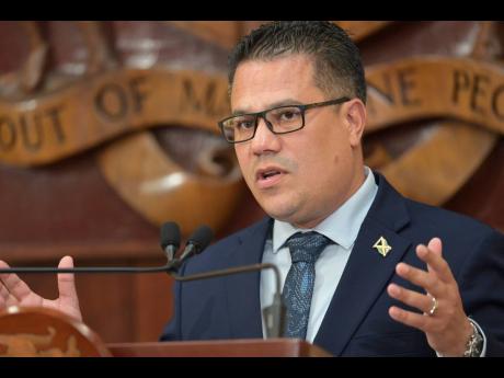 Matthew Samuda, Minister without Portfolio in the Ministry of Economic Growth and Job Creation with Responsibility for Water, Environment and Climate Change.