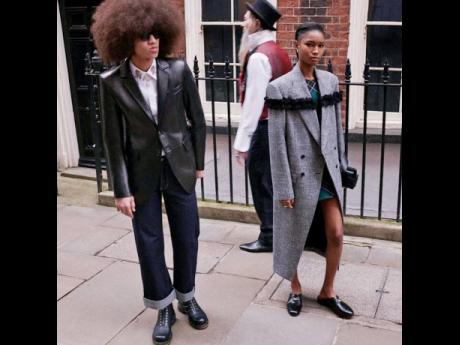 Credit: Contributed The Rock star appears in the just-dropped Alexander McQueen Autumn/Winter 2025 advertising campaign alongside American model Idries West (left). The new campaign was photographed by Theo Sion and styled by Sarah Richardson.