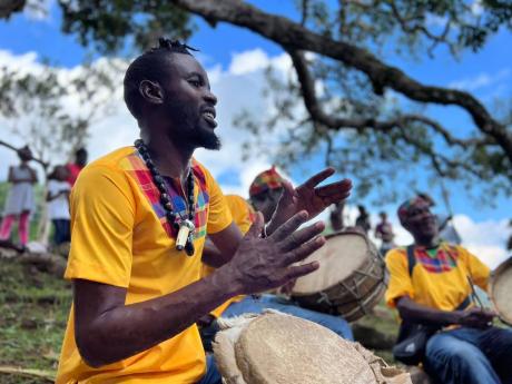 Traditional activities held at Maroon Fest in Accompong, St. Elizabeth.