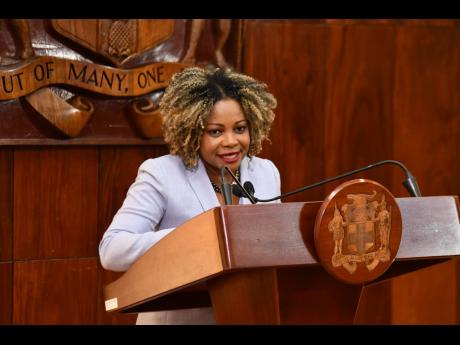 Senator Dr Dana Morris Dixon, minister of education, skills, youth and information. 