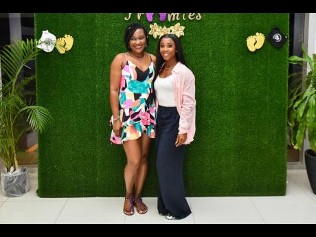 Credit: Matthew McKoy Shelly-Ann Fraser-Pryce (right) said she had to show her support for her friend and founder of the Preemie Foundation of Jamaica, Serika Sterling.