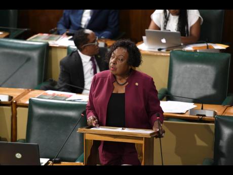 Olivia Grange, minister of sport.