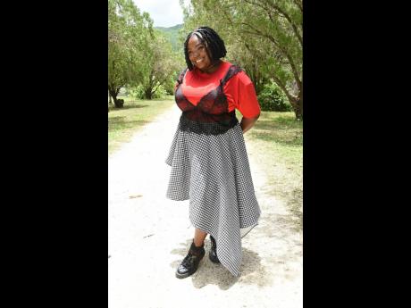 Credit: Ian Allen/Photographer Fashion designer Mikayla Salmon.
