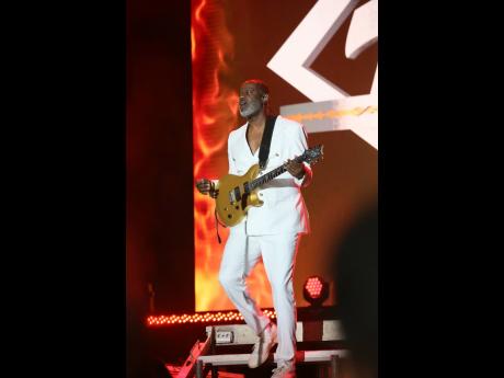 Brian McKnight performing during Live & Direc held at Constant Spring Golf Club, St Andrew