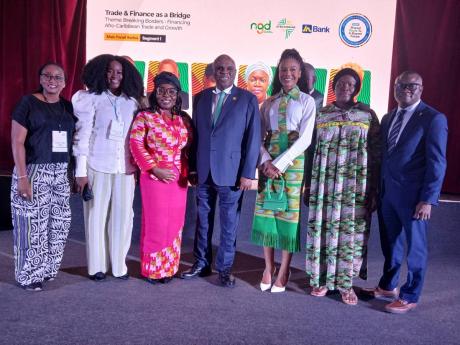 From left: Oghomwen Oriakhi; Bethia Idoko, global tourism entrepreneur and facilitator; Elizabeth Agbola, CEO of NNT Global Destinations; Professor Benedict Omarah, president and CEO, Afreximbank; Nollywood actress Nancy Isimi; Ambassador Janet Olisa (form