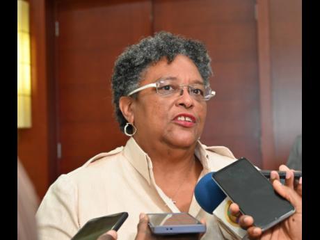 Credit: Ashley Anguin/Photographer Mia Mottley, prime minister of Barbados.