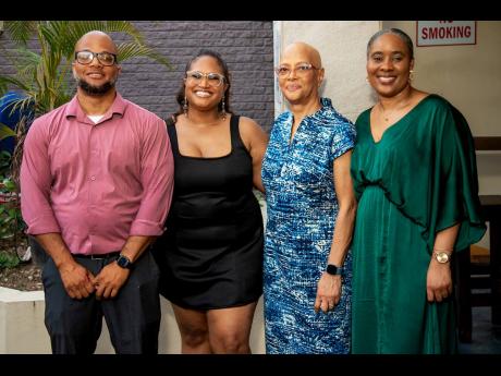 Credit: Contributed Beaming with pride at another successful fundraiser is The Valda Hope Foundation team (from left) Luxenburgh Salmon, projects officer; Dr Kimberly Salmon, founder and director; Valda Salmon, foundation’s namesake and director; Jodian Aris, secretary an