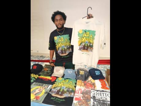  Kevin Ricketts, of Freeupclothingja, sells clothes that carry messages of freedom.