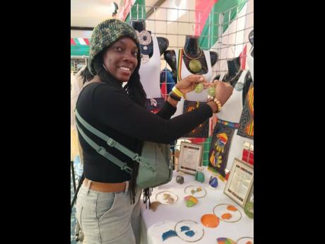 Marcia Adams, of Beauty From Within, is a picture of beauty displaying her beautiful creations.