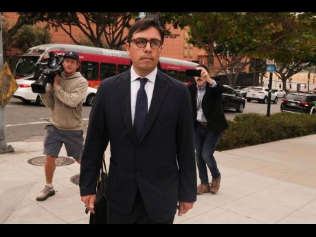 Dr Salvador Plasencia leaves federal court on Wednesday, July 23, 2025 in Los Angeles, after pleading guilty to giving ketamine to Matthew Perry, leading up to the actor's 2023 overdose death. (AP Photo/Damian Dovarganes)
