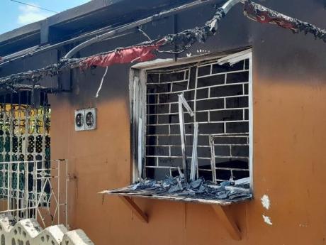 The Byfield's Restaurant in 3 East Greater Portmore, St Catherine was damaged by a fire on August 13.