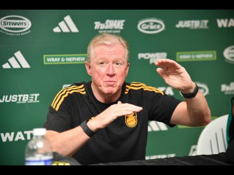 Credit: File Reggae Boyz head coach Steve McClaren.