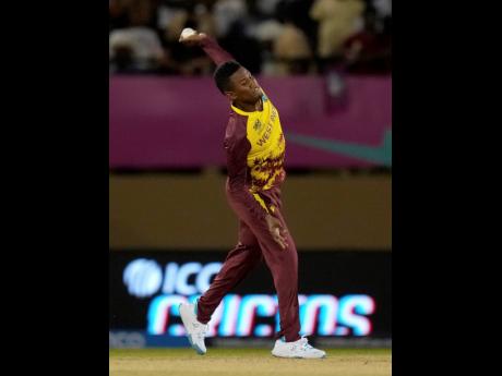 Akeal Hosein ... took three wickets to limit the Guyana Amazon Warriors.
