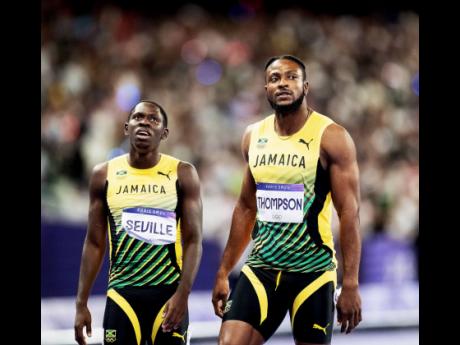 Credit: File Kishane Thompson (right) and Oblique Seville are expected to do well in the men’s 100m.