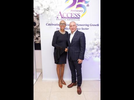 Fayval Williams, minister of finance and the public service, and Metry Seaga, president of the Private Sector Organisation of Jamaica, were among the distinguished guests at the AFS silver jubilee event.