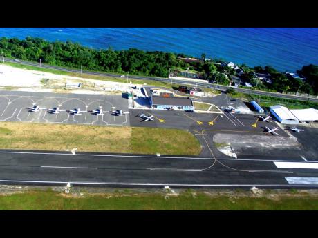 
An Aerial view of the Ian Fleming International Airport.