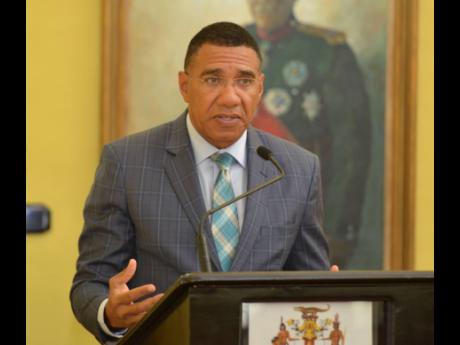 Credit: Antoine Lodge Prime Minister Dr Andrew Holness.