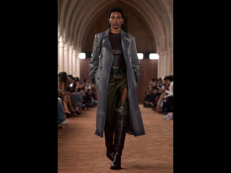 SAINT’s Kai Newman for Swedish designer Jonny Johansson’s Acne Studios collection at Paris Fashion Week last Wednesday. 