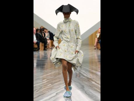 right: In-demand SAINT star Dru Campbell was in the model line-up for the much-talked-about Dior Spring/Summer 2026 collection by creative director Jonathan Anderson, who was appointed back in June to lead both the iconic house’s womenswear and menswear 
