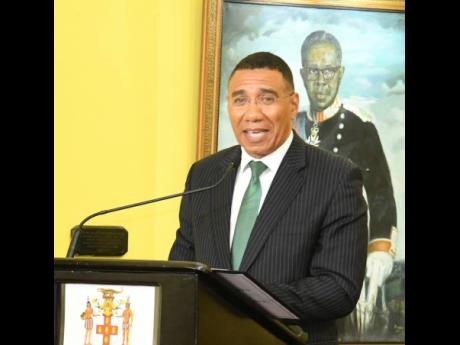 Prime Minister Dr Andrew Holness.
