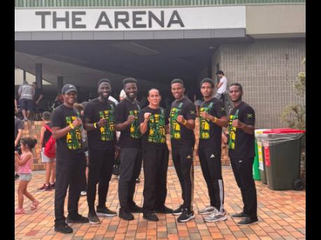 Contributed 
Jamaica’s team, which won seven gold, three silver and two bronze medals at the October 15-19 International Sports Kick-Boxing Association’s Amateur Member Association World Championships 2025 in Brisbane, Australia. From left: Nicholas Du