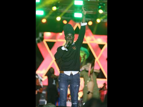 Credit: Nathaniel Stewart Sizzla Kalonji, celebrates three decades of his musical journey with friends and fans at his Rise to the Occasion concert on Sunday at Sabina Park.