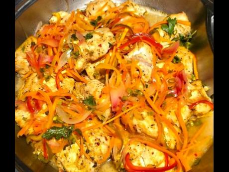 Credit: Janet Silvera Rohan Leach’s escoveitch fish served at the All Schools Jamm2 event.